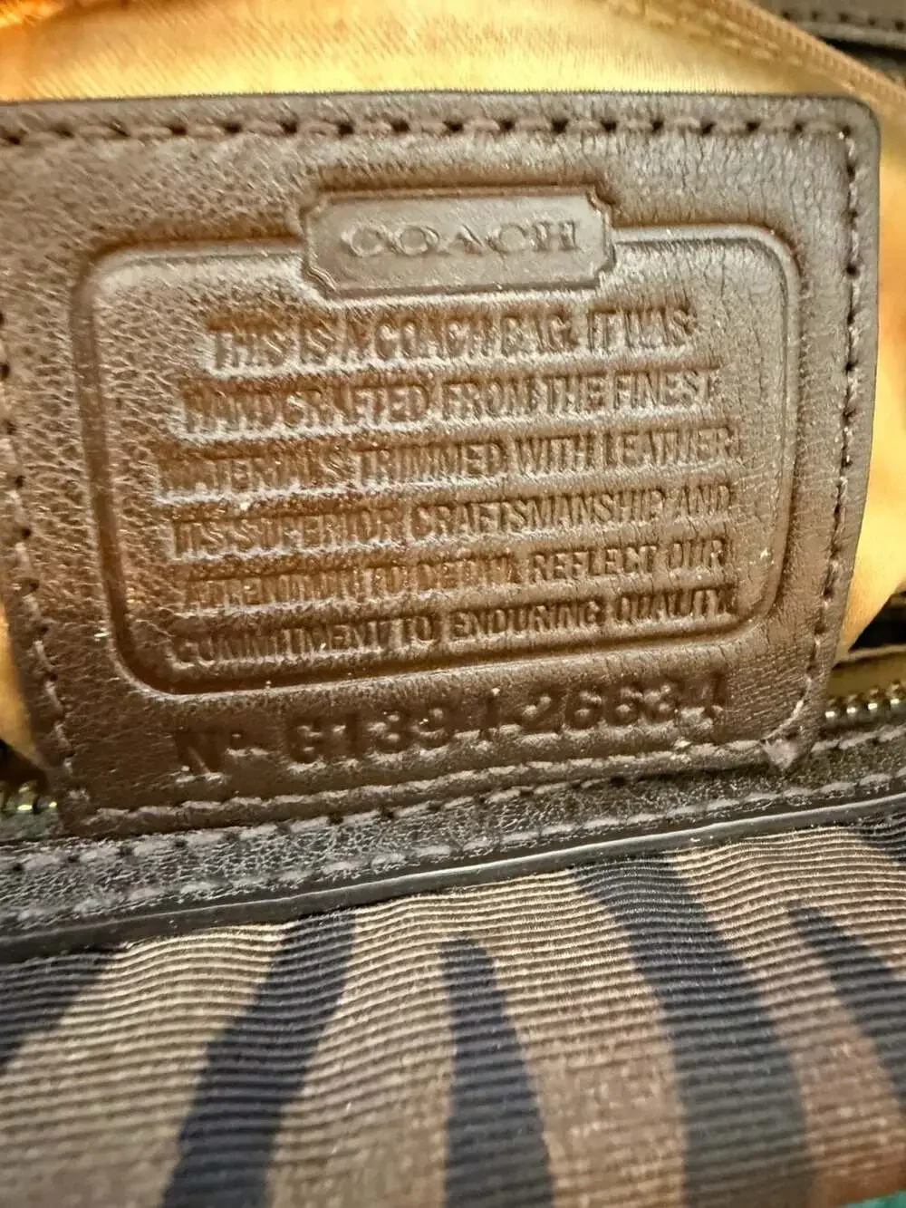 COACH Madison Bag Zebra Animal Print Madeline East West Satchel - Picture 3 of 10